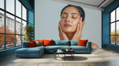 Young beautiful indian woman Wall mural