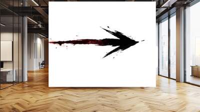 arrow marker isolated png mark hand draw Wall mural