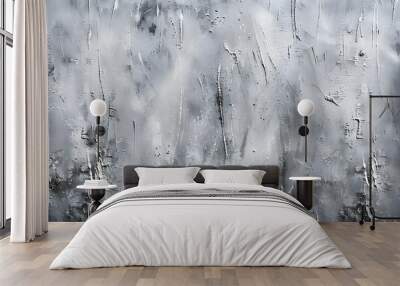 grey textured concrete wall background Wall mural