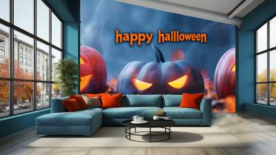 happy halloween, AI generated Wall mural