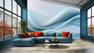 Light Blue Background Wall mural