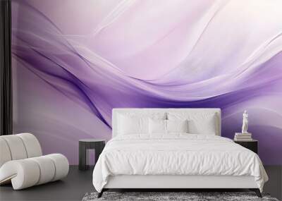 soft purple wave background Wall mural