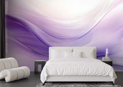 soft purple wave background Wall mural