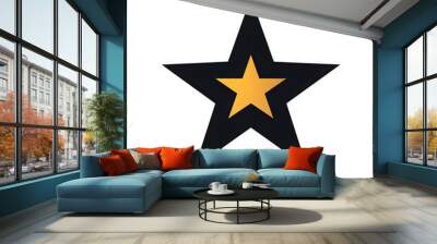 star vector logo. alone star. Wall mural