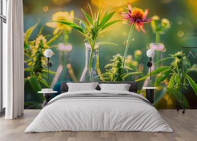 terpenes plant chemistry Wall mural