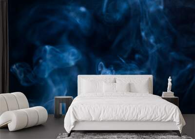 Movement of white smoke Wall mural