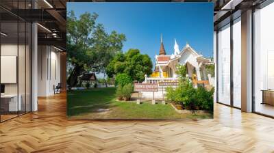 Wat Tra Phang Thong Temple at the Sukhothai Historical Park, Sukhothai Province - Thailand. This is public property, no restrict in copy or use. Wall mural