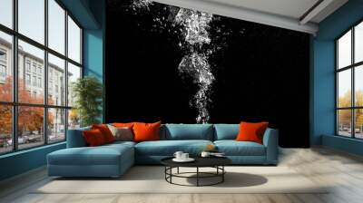 White bubbles under the water background Wall mural