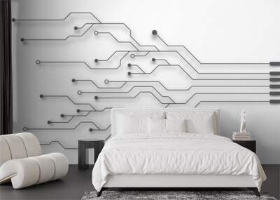 Circuit board technology background Wall mural