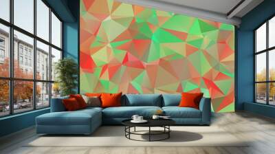 abstract background consisting of triangles, vector illustration Wall mural