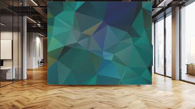 Polygonal Mosaic Background, Vector illustration, Creative Busin Wall mural