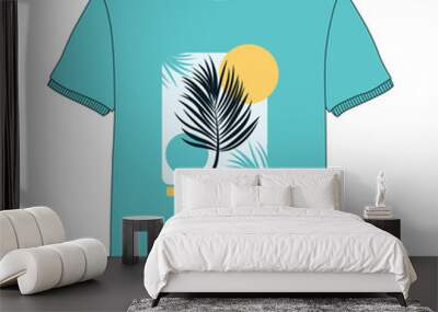 t shirt design Wall mural