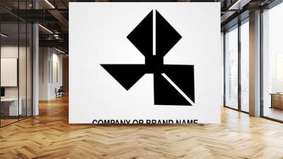 company logo design Wall mural