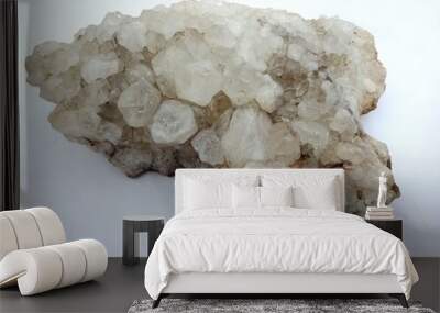 mineral stone isolated on white background Wall mural