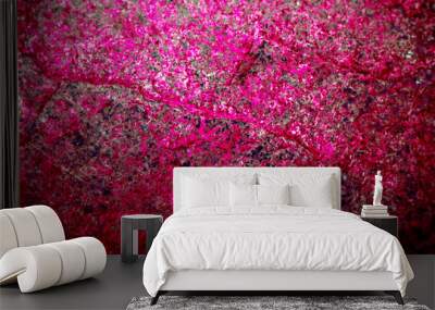 Pink and Red Metal Texture Surface Background Wall mural