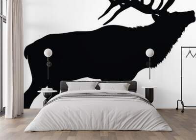 deer silhouette vector Wall mural