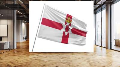 Transparent flag of northern ireland Wall mural