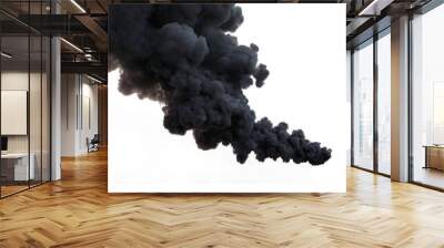 White fog, smoke, steam, cloudy isolated on transparent background, png format Wall mural