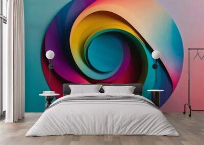 abstract colorful background Wall mural