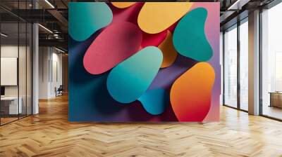 abstract colorful background Wall mural