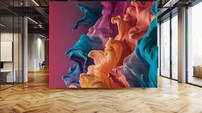 abstract colorful background Wall mural