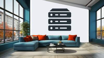 Server icon Wall mural