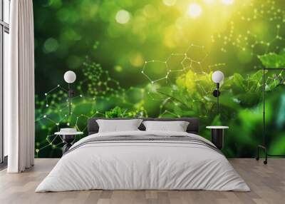 Implementing green chemistry principles for a greener future Wall mural