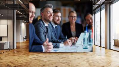 business group at conference Wall mural