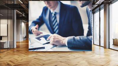 Men working in office Wall mural