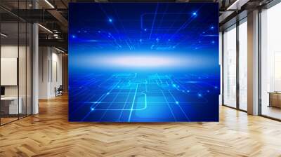 Abstract Technology Background Wall mural