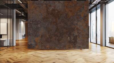 3d material rusty metal background Wall mural