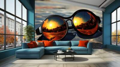 Solar Eclipse Safety Glasses Wall mural