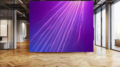 Electric blue background radiates a mesmerizing glow with subtle (2) Wall mural