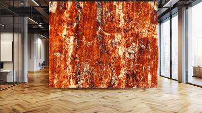 Rusty iron texture wallpaper vector seamless pattern Wall mural