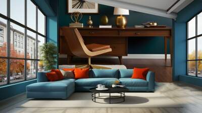 living room interior, kitchen room, bedroom Wall mural