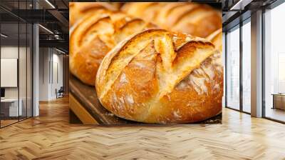 Beautiful and delicious breads Wall mural