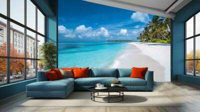 Beautiful paradise beach Wall mural