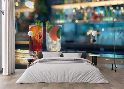 Delicious drinks Wall mural