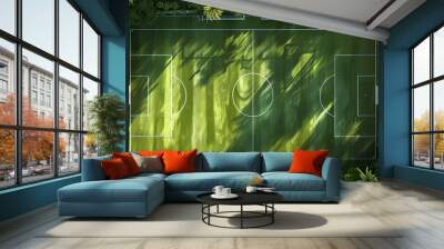 football field Wall mural