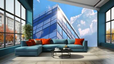 modern building Wall mural