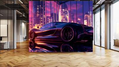 racing car, sports car Wall mural