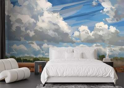 tractor Wall mural