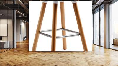 A stool chair isolated. Generative AI. Wall mural