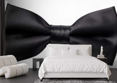 Black bow tie isolated. Wall mural