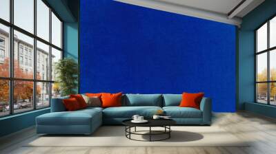 Dark blue velvet background texture Wall mural