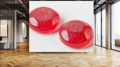 two red round gummies Wall mural