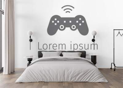 Joystick web icon Wall mural