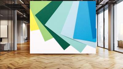 colored paper texture minimalism background. geometric shapes and lines Wall mural