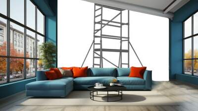 Mobile Tower Scaffold Wall mural