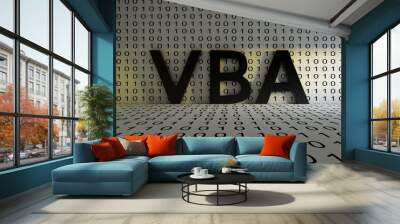 VBA concept text sunlight 3D illustration Wall mural